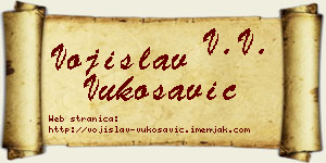 Vojislav Vukosavić vizit kartica